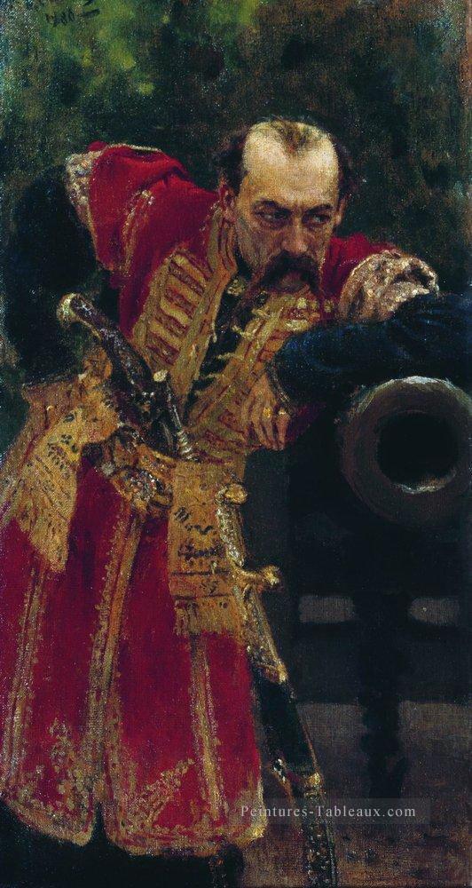 zaporizhian colonel 1880 Ilya Repin Peintures à l'huile